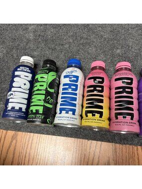 Prime Hydration Bottle Collection 13 Bottles Empty Clean